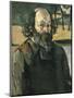 Self Portrait-Paul Cézanne-Mounted Art Print