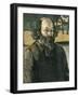 Self Portrait-Paul Cézanne-Framed Art Print