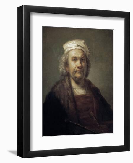 Self-Portrait-Rembrandt van Rijn-Framed Art Print