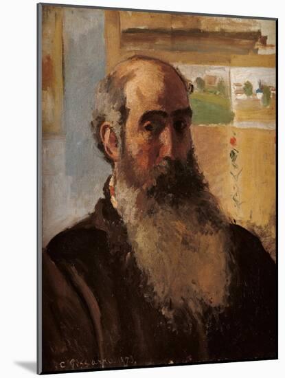 Self Portrait-Camille Pissarro-Mounted Art Print