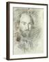 Self-portrait-Paul Cézanne-Framed Giclee Print