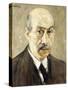 Self-portrait-Max Liebermann-Stretched Canvas