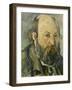 Self Portrait-Paul Cézanne-Framed Giclee Print