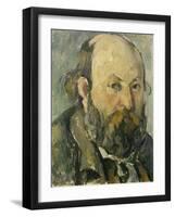 Self Portrait-Paul Cézanne-Framed Giclee Print