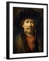 Self-Portrait-Rembrandt van Rijn-Framed Giclee Print