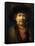 Self-Portrait-Rembrandt van Rijn-Framed Stretched Canvas