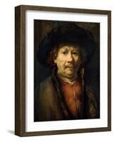 Self-Portrait-Rembrandt van Rijn-Framed Giclee Print