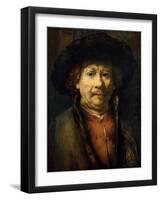 Self-Portrait-Rembrandt van Rijn-Framed Giclee Print