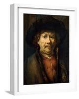 Self-Portrait-Rembrandt van Rijn-Framed Giclee Print