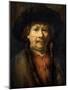 Self-Portrait-Rembrandt van Rijn-Mounted Giclee Print