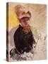 Self Portrait-Mary Cassatt-Stretched Canvas