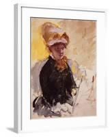 Self Portrait-Mary Cassatt-Framed Giclee Print