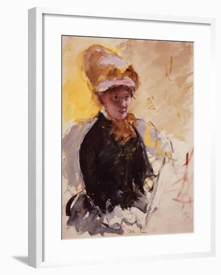 Self Portrait-Mary Cassatt-Framed Giclee Print