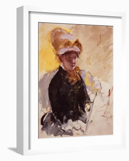 Self Portrait-Mary Cassatt-Framed Giclee Print