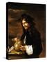 Self-Portrait-Salvator Rosa-Stretched Canvas