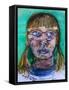 Self-portrait-Sarah Thompson-Engels-Framed Stretched Canvas