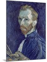 Self-Portrait-Vincent van Gogh-Mounted Giclee Print
