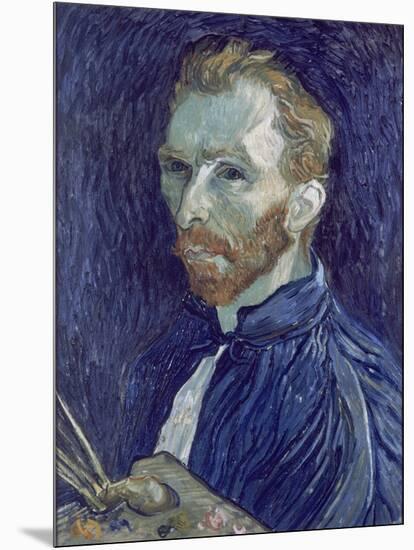 Self-Portrait-Vincent van Gogh-Mounted Giclee Print