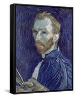 Self-Portrait-Vincent van Gogh-Framed Stretched Canvas