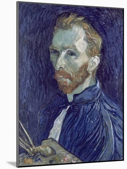 Self-Portrait-Vincent van Gogh-Mounted Giclee Print