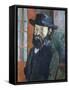 Self-Portrait-Paul Cézanne-Framed Stretched Canvas