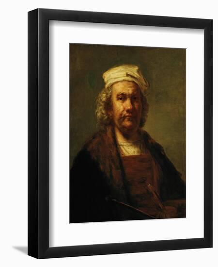 Self-Portrait-Rembrandt van Rijn-Framed Giclee Print