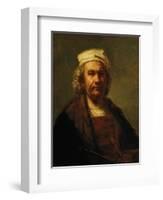 Self-Portrait-Rembrandt van Rijn-Framed Giclee Print