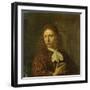 Self-Portrait-Jan van Haensbergen-Framed Art Print