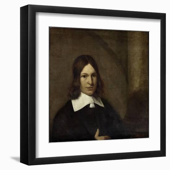 Self- Portrait-Pieter de Hooch-Framed Art Print