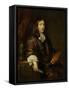 Self-Portrait-Caspar Netscher-Framed Stretched Canvas