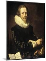 Self-Portrait-Abraham de Vries-Mounted Art Print