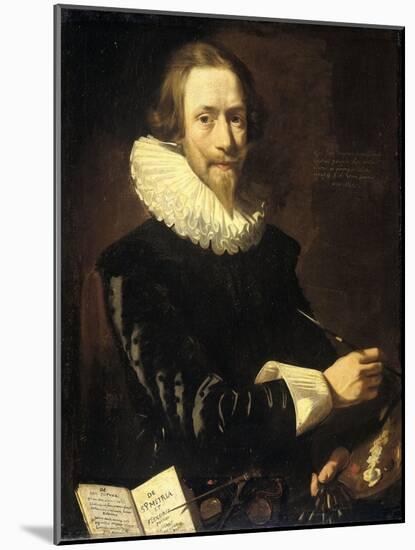 Self-Portrait-Abraham de Vries-Mounted Art Print