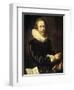 Self-Portrait-Abraham de Vries-Framed Art Print