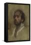 Self-Portrait-Edgar Degas-Framed Stretched Canvas