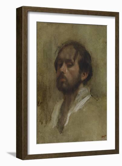 Self-Portrait-Edgar Degas-Framed Giclee Print