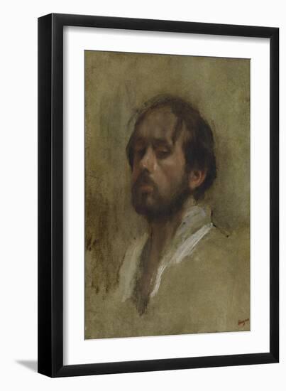 Self-Portrait-Edgar Degas-Framed Giclee Print