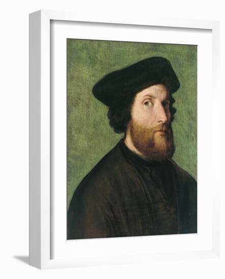 Self-Portrait-Lorenzo Lotto-Framed Giclee Print