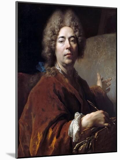 Self-Portrait-Nicolas de Largillière-Mounted Giclee Print