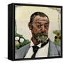 Self-Portrait-Ferdinand Hodler-Framed Stretched Canvas