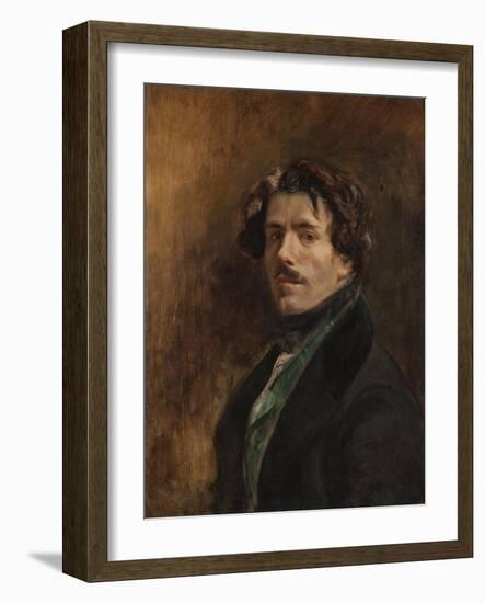 Self-Portrait-Eugene Delacroix-Framed Giclee Print