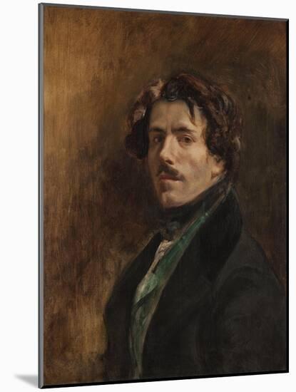 Self-Portrait-Eugene Delacroix-Mounted Giclee Print