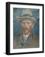 Self-Portrait-Vincent van Gogh-Framed Giclee Print