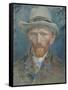 Self-Portrait-Vincent van Gogh-Framed Stretched Canvas