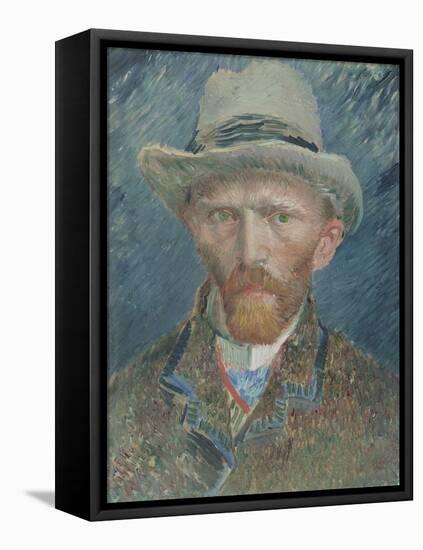 Self-Portrait-Vincent van Gogh-Framed Stretched Canvas