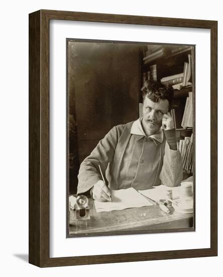 Self-Portrait-August Strindberg-Framed Giclee Print