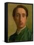 Self Portrait-Edgar Degas-Framed Stretched Canvas