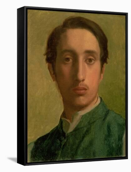 Self Portrait-Edgar Degas-Framed Stretched Canvas