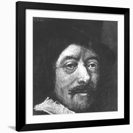 Self Portrait-Frans Hals-Framed Giclee Print