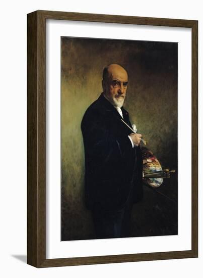 Self Portrait-Leon Joseph Florentin Bonnat-Framed Giclee Print