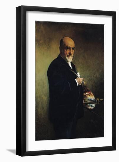 Self Portrait-Leon Joseph Florentin Bonnat-Framed Giclee Print